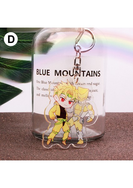 Anime Figürü Anahtarlık Katı Şeffaf Baskı Kırık Geçirmez Jojo'nun Tuhaf Macera Akrilik Anahtarlık Dekor Için (Yurt Dışından) fiyatları