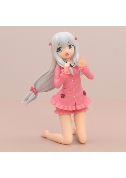 11 cm Anime Manga Öğretmen Aksiyon Figürü Izumi Sagiri Kawaii Kız Manga Öğretmen Diz Çökmüş Heykelcik Pvc Koleksiyon Model Oyuncak (Yurt Dışından)