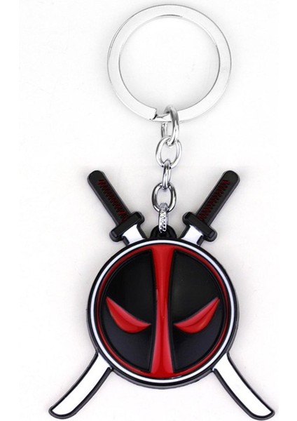 Yeni Marvel Deadpool Anahtarlık Ölü Havuz Logosu Maske Anahtarlık X-Men Aksiyon Figürü Kolye Festivali Hediyeler (Yurt Dışından)