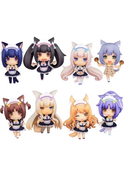 Kawaii Anime Nekopara Rakamlar S Versiyonu Azuki Chocola Vanilya Pvc Action Figure Süsler Çocuklar Için Hediye Oyuncak (Yurt Dışından) fiyatları