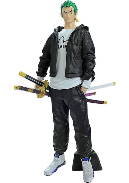 Yeşil Ev Anime Heykelcik Colorfast Tek Parça Roronoa Zoro Karikatür Model Oyuncak (Yurt Dışından) fiyatları