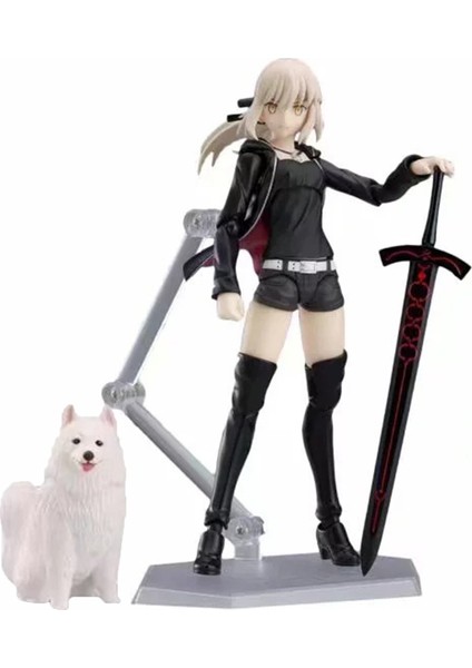 Anime Modeli Çizilmez Kader/grand Sipariş Figma 418 Hezoba Sabre Altoria Aksiyon Şekilli Kalıp (Yurt Dışından)