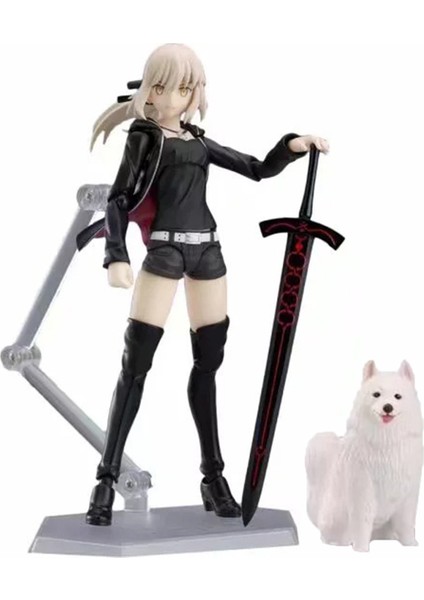 Anime Modeli Çizilmez Kader/grand Sipariş Figma 418 Hezoba Sabre Altoria Aksiyon Şekilli Kalıp (Yurt Dışından)
