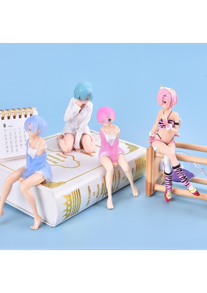 Anime Rem Re: Sıfırdan Farklı Bir Dünyada Hayat Aksiyon Figürü Kawaii Kız Sakura Kimono Pijama Rem Pvc Koleksiyon Model Oyuncak (Yurt Dışından)