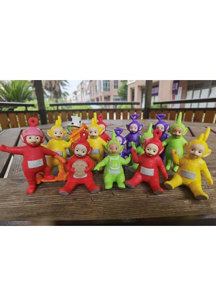 Adet Sevimli Kawaii Teletubbies Pvc Model Bebek Aksiyon Figürü Karikatür Silikon Vinil Bebek Heykelcik Süsler Oyuncaklar Çocuk (Yurt Dışından) fiyatları