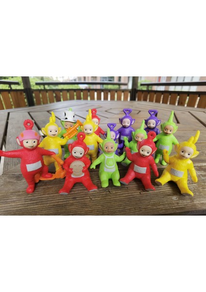 Adet Sevimli Kawaii Teletubbies Pvc Model Bebek Aksiyon Figürü Karikatür Silikon Vinil Bebek Heykelcik Süsler Oyuncaklar Çocuk (Yurt Dışından) fırsatları