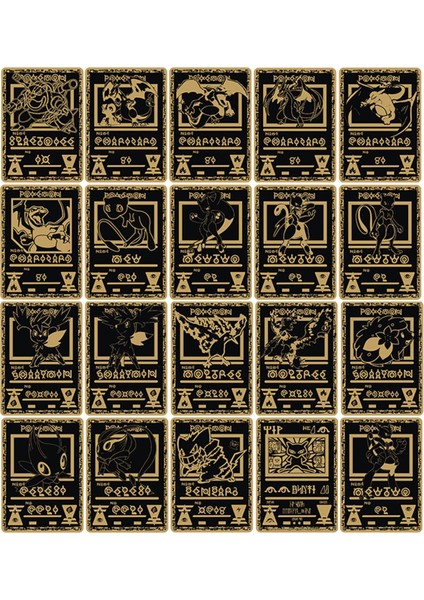 34 Stil Diy Pokemon Özel Metal Kart Totem Antik Yeni Metal Pokemon Kart Koleksiyonu Anime Kartları Oyuncaklar Çocuklar Için Çocuk Hediye (Yurt Dışından)