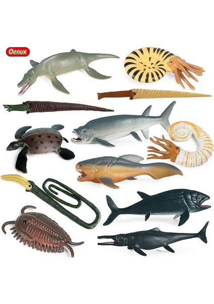 Oenux Tarih Öncesi Sealife Hayvanlar Köpekbalığı Balina Nautilus Modeli Aksiyon Figürleri Küçük Deniz Minyatür Pvc Sevimli Çocuk Oyuncakları (Yurt Dışından) fiyatları