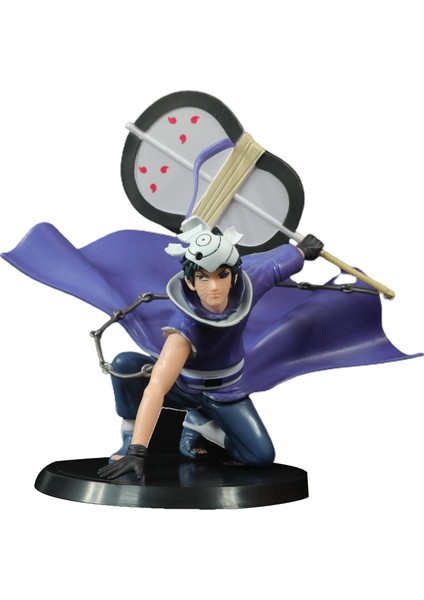 Naruto Heykeli Canlı Uchiha Obito Anime Karakter Bebek Oyuncak (Yurt Dışından) modelleri