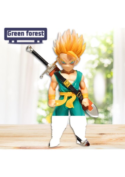 Yeşil Orman Anime Figürü Değiştirilebilir Kafaları Dragon Ball Anime Sandıklar Figürleri Heykeli (Yurt Dışından) indirimleri