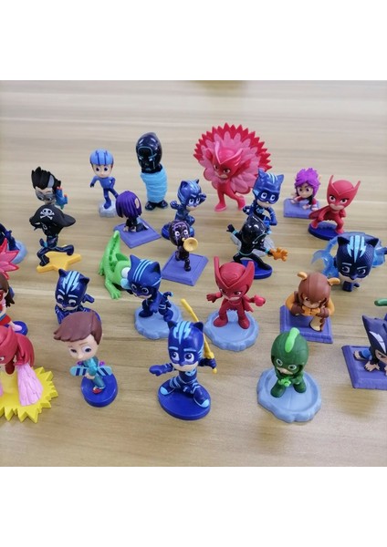 Anime Heykelcik Pj Aksiyon Figürü Çocuk Oyuncağı Çocuk Catboy Gekko Owlette Romeo Luna Kız Armadylan Wolfy Çocuklar Model Süsler (Yurt Dışından) indirimleri