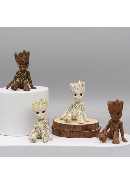 4 Adet 6 cm Guardian Galaxy Ağacı Adam Groot Kek Dekor Aksiyon Oyuncak Figürü Bebek Modeli Karikatür Marvel Avenger Minigroot Çocuk Hediye (Yurt Dışından) fiyatları