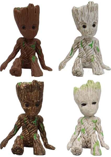 4 Adet 6 cm Guardian Galaxy Ağacı Adam Groot Kek Dekor Aksiyon Oyuncak Figürü Bebek Modeli Karikatür Marvel Avenger Minigroot Çocuk Hediye (Yurt Dışından) fırsatları