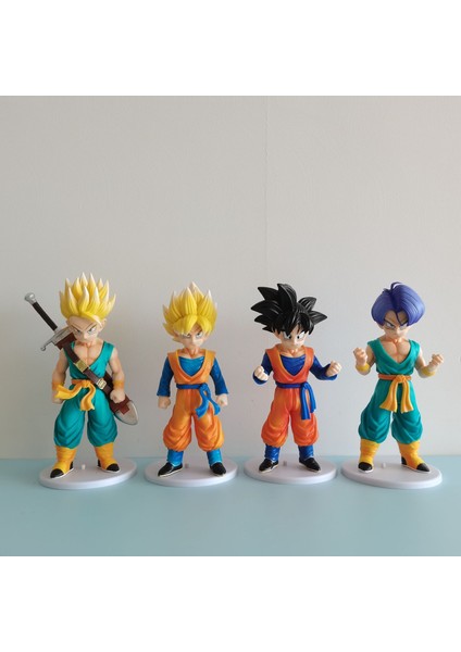 4 Adet/takım Dragon Topu Süper Çocukluk Şekil Gohan Saiyan Sandıklar Goten Aksiyon Heykelcik Oyuncaklar Heykeli Koleksiyon Model Hediye (Yurt Dışından) fiyatları