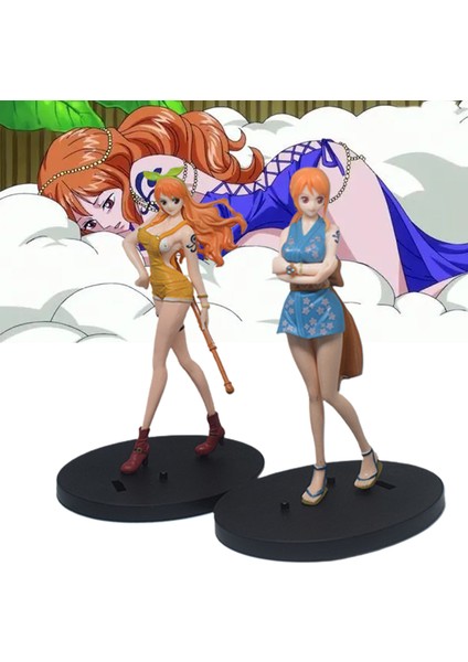 Livecity Anime Figürü Gerçekçi Şekil Güzel Minyatür Heykelcik Tek Parça Nami Aksiyon Figürü Araba Dekor (Yurt Dışından)