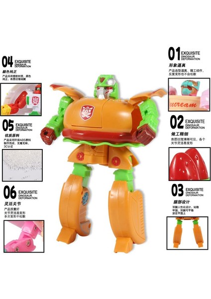 Pc Aksiyon Figürü Hamburger Dönüşüm Robot Oyuncaklar Deformasyon Plastik Gıda Oyun Koleksiyonu Çocuklar En Iyı Hediye Eğitim Oyuncak (Yurt Dışından) fiyatları