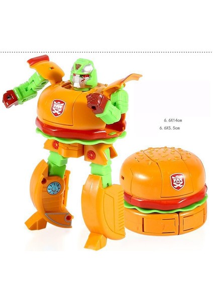 Pc Aksiyon Figürü Hamburger Dönüşüm Robot Oyuncaklar Deformasyon Plastik Gıda Oyun Koleksiyonu Çocuklar En Iyı Hediye Eğitim Oyuncak (Yurt Dışından) fırsatları
