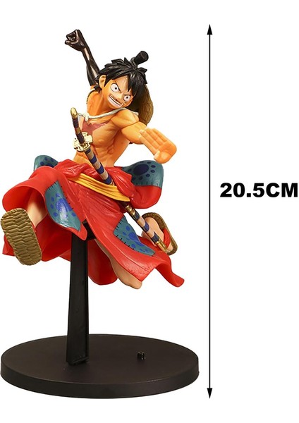 1pcs Animasyon Periferik Karikatür Wano Kuni Luffy Masaüstü Dekorasyonu (Yurt Dışından)