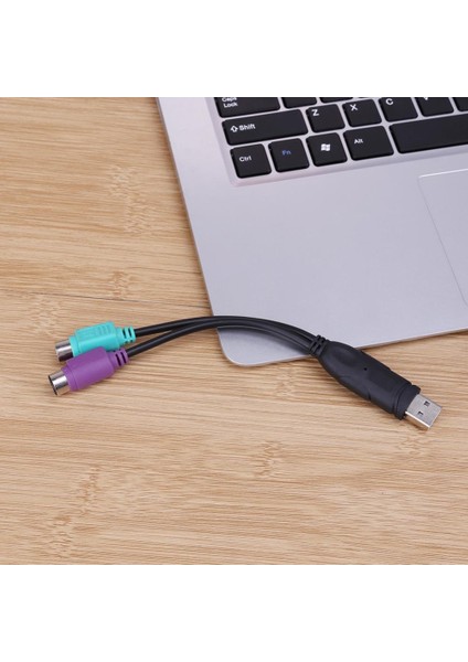 1 Adet Sıcak Satış USB Erkek 6pin 6 Pin Ps2 Için Ps/2 Dişi Uzatma Kablosu Y Splitter Adaptör Konnektörü Klavye Fare Tarayıcı (Yurt Dışından) modelleri