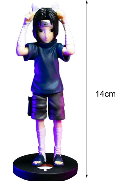 Childrenworld Anime Figürü Minyatür Uchiha Itachi Aksiyon Şekilli Kalıp Süsleme (Yurt Dışından) modelleri