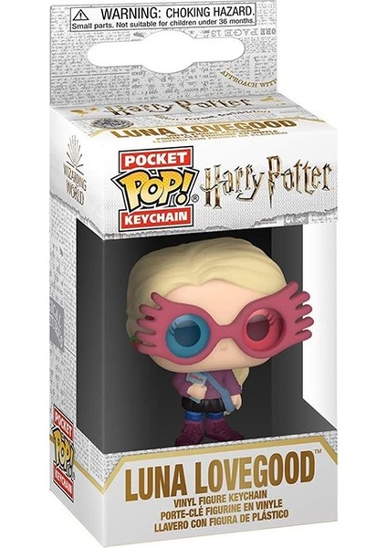 Eğlenceli Pop! 《harry Potter》ny Ron Hermione Ae Anahtarlık Aksiyon Figürü Anahtarlık Oyuncak Modeli Bebek Renkleri: Bir Lovegood (Yurt Dışından)