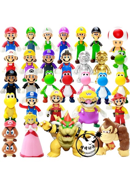 Süper Mario Oyuncakları Mario Bros Luigi Odyssey Figürleri Mario Bros Aksiyon Figürleri Pvc Oyuncak Figürleri Süper Mario Anime Şekil Modeli (Yurt Dışından)
