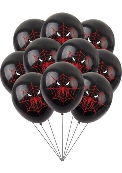 12 Adet Marvel Örümcek Adam Anime Figürü Kawaii Lateks Balon Seti Örümcek Adam Tema Aksiyon Figürü Çocuklar Doğum Günü Partisi Dekor Hediye Oyuncak (Yurt Dışından)