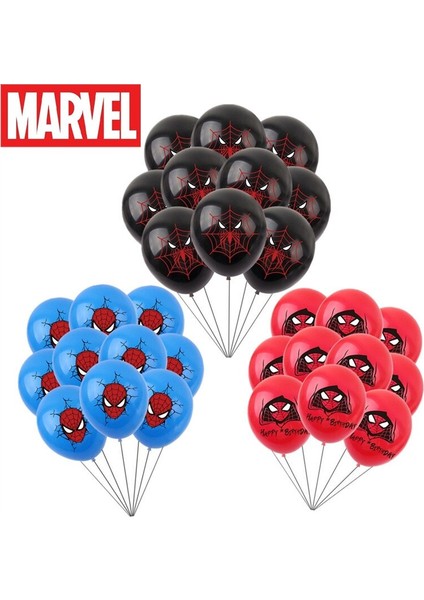 12 Adet Marvel Örümcek Adam Anime Figürü Kawaii Lateks Balon Seti Örümcek Adam Tema Aksiyon Figürü Çocuklar Doğum Günü Partisi Dekor Hediye Oyuncak (Yurt Dışından) fiyatları