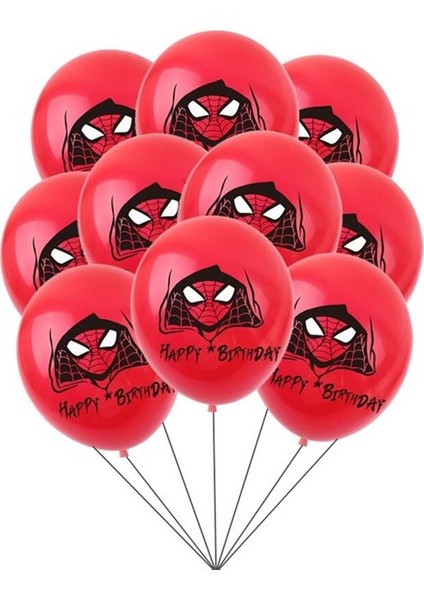 12 Adet Marvel Örümcek Adam Anime Figürü Kawaii Lateks Balon Seti Örümcek Adam Tema Aksiyon Figürü Çocuklar Doğum Günü Partisi Dekor Hediye Oyuncak (Yurt Dışından) fırsatları