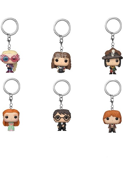 Eğlenceli Pop! 《harry Potter》ny Ron Hermione Ae Anahtarlık Aksiyon Figürü Anahtarlık Oyuncak Modeli Bebek Renkleri: Bir Lovegood (Yurt Dışından)