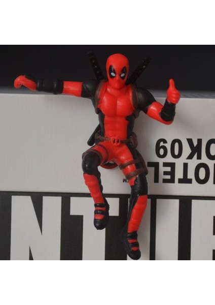 Disney Marvel Deadpool 2 Aksiyon Figürü Araba Iç Duruş Modeli Anime Mini Bebek Dekorasyon Pvc Koleksiyonu Heykelcik Oyuncak Modeli (Yurt Dışından)