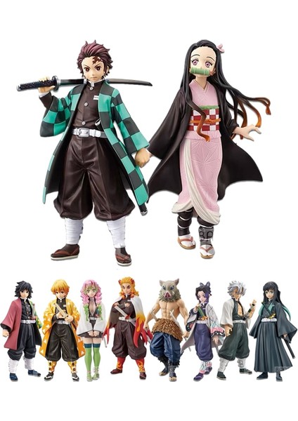 Anime Şeytan Nezuko Tanjirou Zenitsu Zenit Aksiyon Figürü Gk Savaşçı Heykelcik Pvc Dekorasyon Koleksiyonu Heykeli Model Oyuncaklar (Yurt Dışından) fiyatları