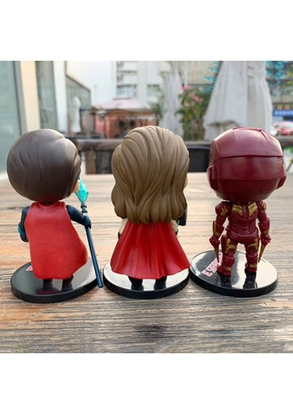 6 Adet Mini Karikatür Avengers Örümcek Adam Kaptan Amerika Bebek Ekran Kalıp Çocuklar Biblo (Yurt Dışından) fırsatları