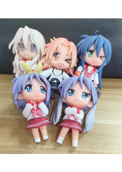 Şanslı Yıldız Bebek Izumi Konata Hiiragi Kagami Tsukasa Anime Aksiyon Şekilli Kalıp Süs Çocuklar Hediye (Yurt Dışından) fiyatları
