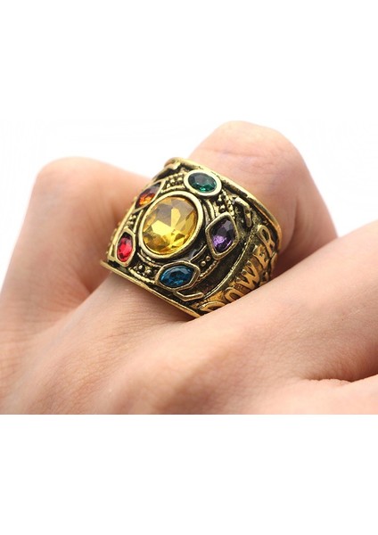 Marvel Avengers Infinity Savaş Thanos Dayağı Güç Halkası Takı Süs Cosplay Varyasyonu (Yurt Dışından) modelleri