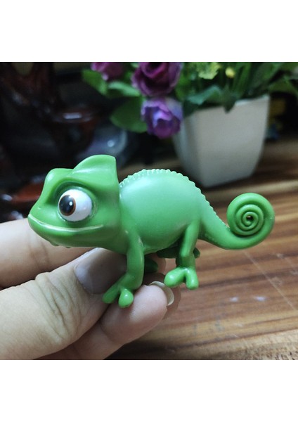 Disney Karışık Rapunzel Pascal Bukalemun Aksiyon Figürü Oyuncakları Koleksiyon Odası Kek Dekorasyon Çocuklar Için Sevimli Minik Hediye (Yurt Dışından) fiyatları