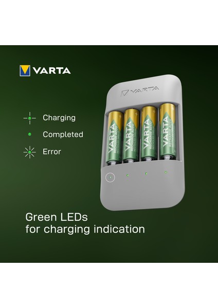 Eco Charger Pro Recycled +4 Adet 800MAH Aaa Şarj Edilebilir Pil