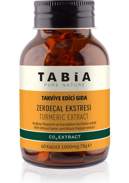 Zerdeçal Ekstresi 1000mg 60 Kapsül