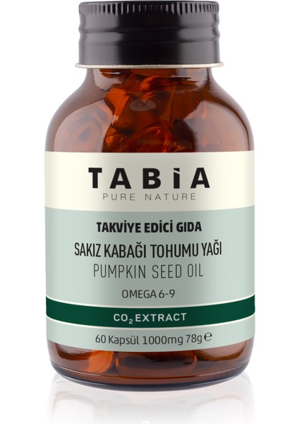 Sakız Kabağı Tohumu Yağı 1000 Mg 60 Kp