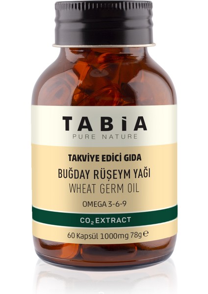 Buğday Ruşeym Yağı 1000mg-60 Yumuşak Kapsül