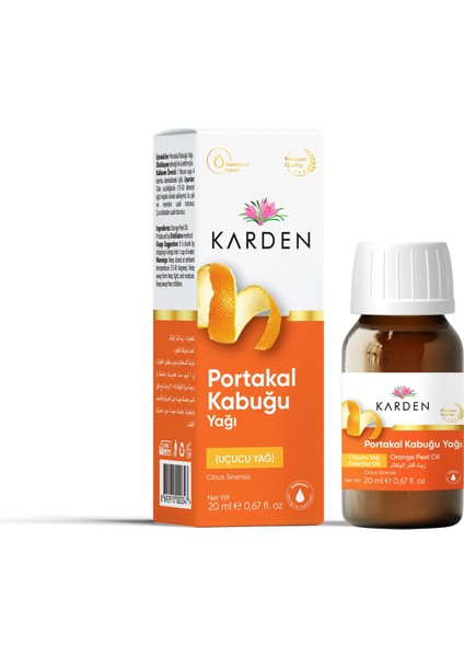 Portakal Kabuğu Uçucu Yağı 20 ml