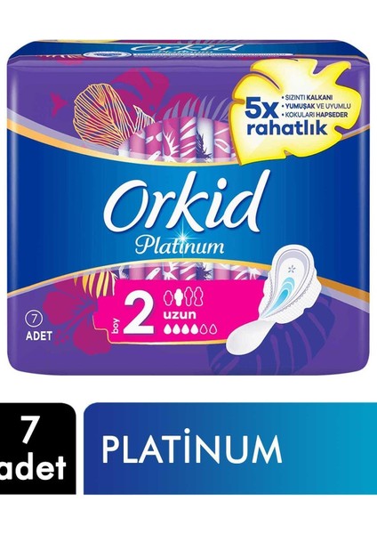 Platinum Hijyenik Ped Uzun Tekli Paket 7 Ped 8001090018427 Hijyenik Ped