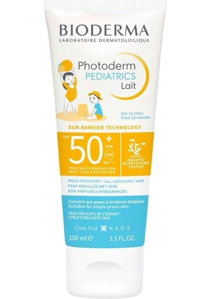 Photoderm Pediatrics Lait SPF50+ 100 ml