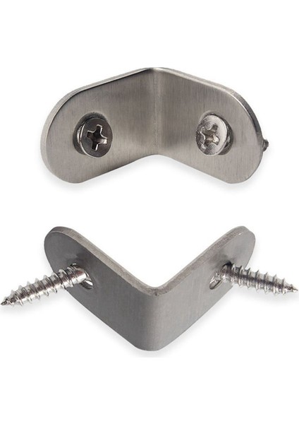 Köşe Bağlantı Elemanı, 20MMX20MM Paslanmaz Çelik Bağlantı Köşe Çelik Bağlantı Sağ Köşe Bağlantı Elemanı, 32 Adet Vidalı (Yurt Dışından) fiyatları