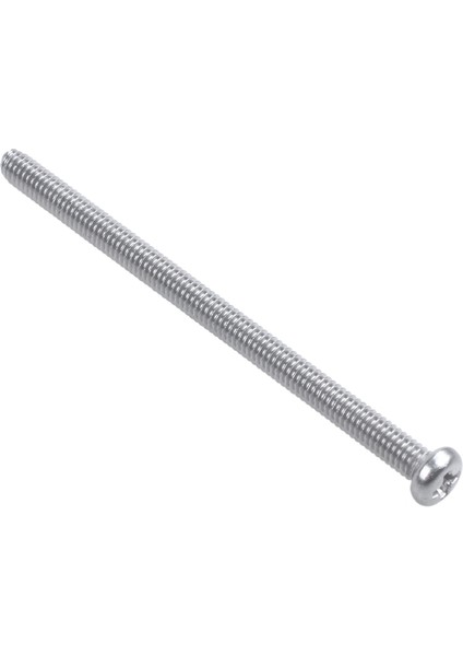 M2.5 x 40MM Phillips Yuvarlak Başlı Vidalar Cıvata 60 Adet M2.5X0.45MM Çinko Kaplama Naylon Ekleme Altıgen Kilit Somunları Siyah 50 Adet (Yurt Dışından)