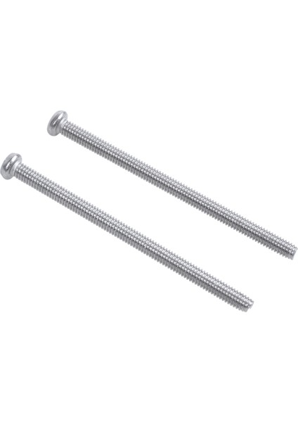 M2.5 x 40MM Phillips Yuvarlak Başlı Vidalar Cıvata 60 Adet M2.5X0.45MM Çinko Kaplama Naylon Ekleme Altıgen Kilit Somunları Siyah 50 Adet (Yurt Dışından)