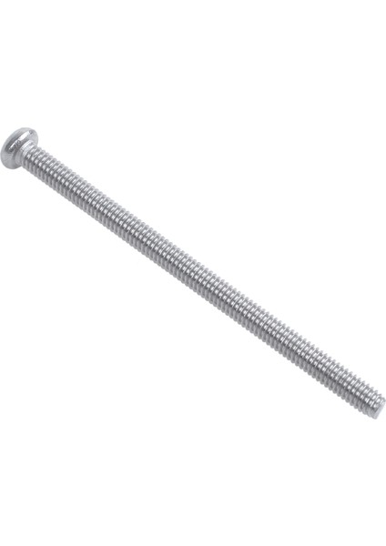 M2.5 x 40MM Phillips Yuvarlak Başlı Vidalar Cıvata 60 Adet M2.5X0.45MM Çinko Kaplama Naylon Ekleme Altıgen Kilit Somunları Siyah 50 Adet (Yurt Dışından)
