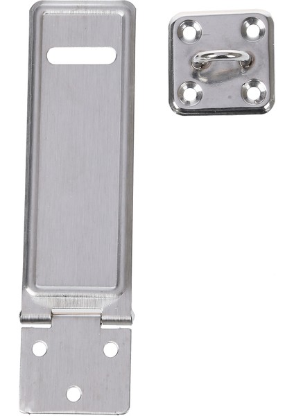 Quanbu Garaj Kapısı Gümüş Ton Paslanmaz Çelik Asma Kilit Toka Çile ve Zımba 4 (Yurt Dışından) fiyatları