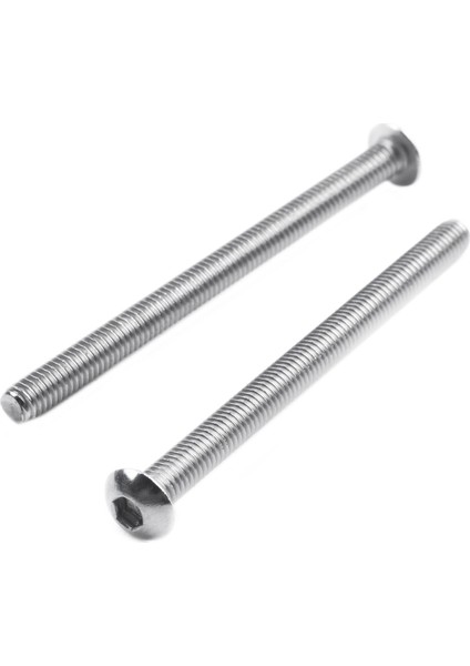 Flyeer Paslanmaz Çelik Düğme Başlı Vida, Altıgen Soket Cıvatalar Tip:m3 / 3mm Cıvata Boyutu:m3 x 40MM Paket Adedi:30 (Yurt Dışından)