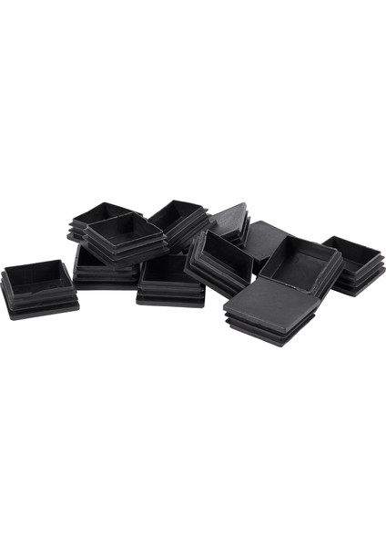 Flyeer 50MM x 50MM Plastik Kare Uçlu Kör Tapalar Kapaklı Boru Ek Parçaları 12 Adet (Yurt Dışından) fiyatları